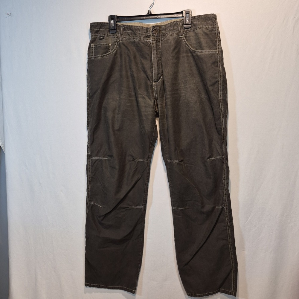 Kuhl Pants Mens 38x30 Brown Outdoor Hiking Kuhl Dry Evaporative Comfort Utility